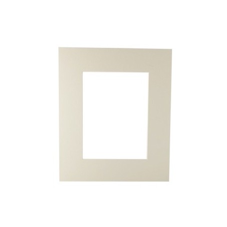 Ivory Photo Mount 6x8" for 8x10" Frame